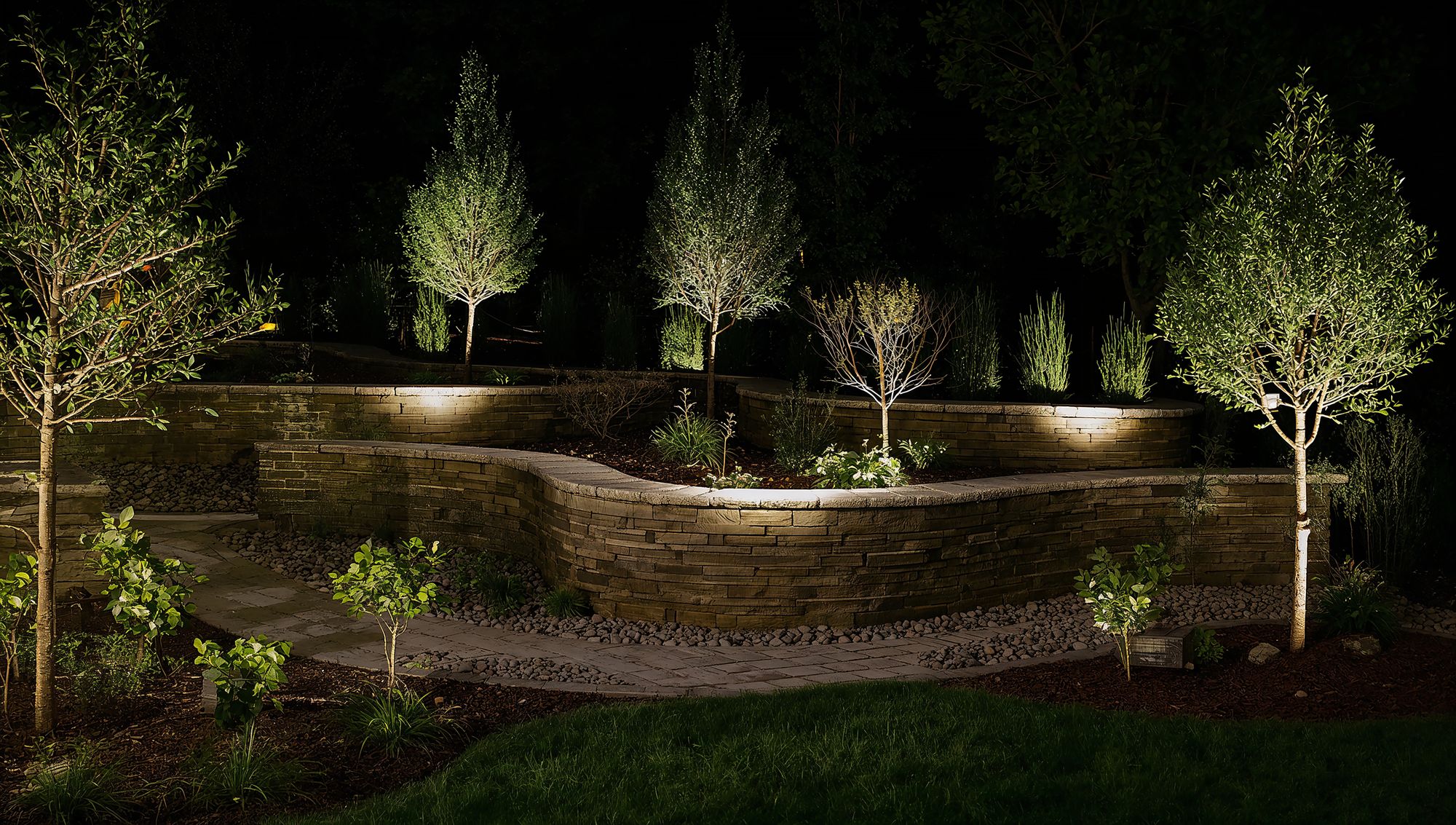 Enhance your outdoor space with our expert hardscaping services, featuring durable patios, walkways, and retaining walls designed to blend seamlessly with your landscape for beauty and functionality year-round. for 3R Outdoor in West Knoxville, TN